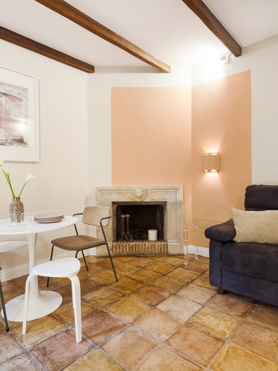 Living room, Seating area, Dining area