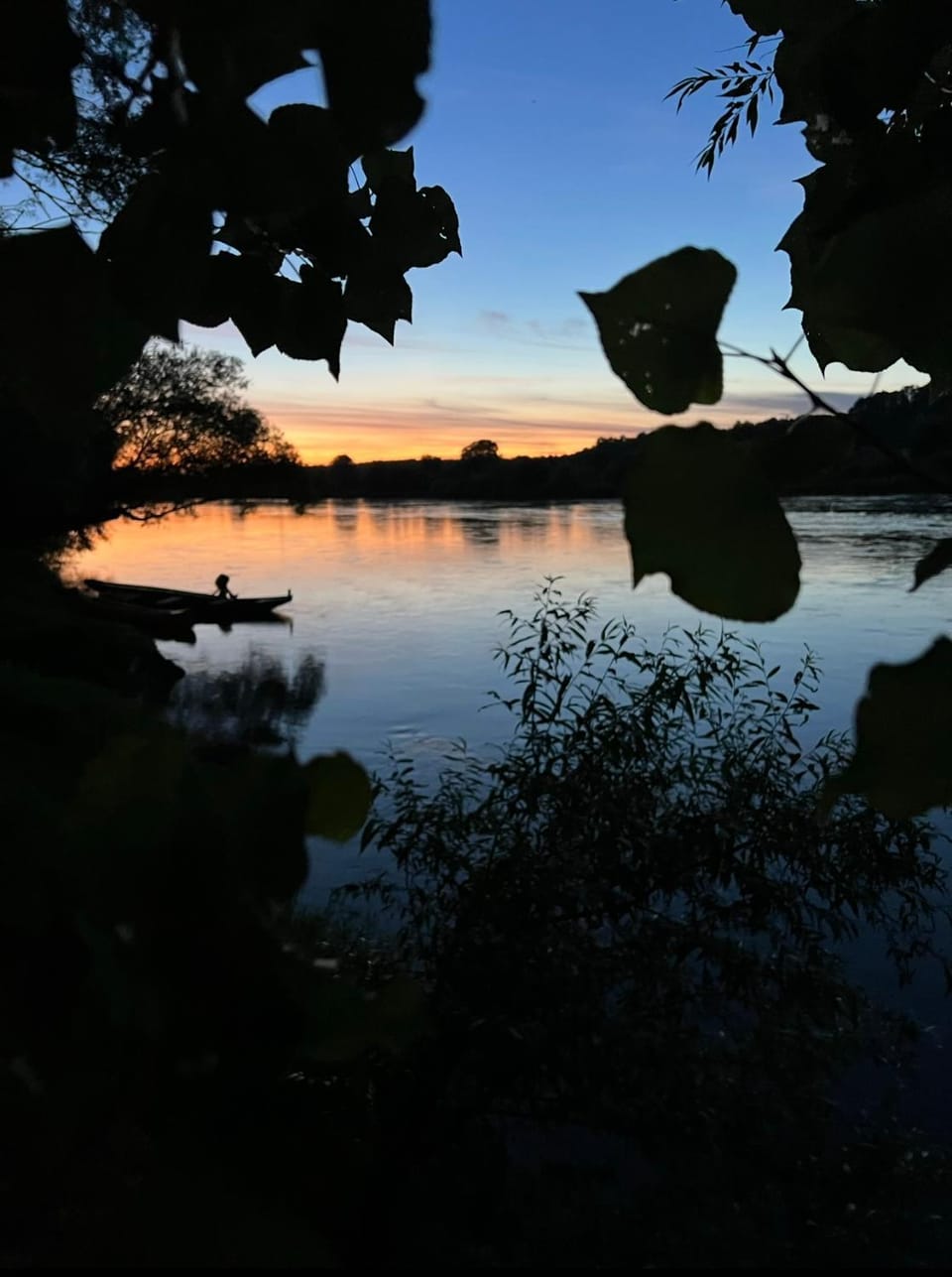 Natural landscape, Beach, River view, Sunset