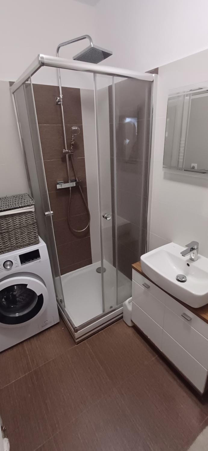 Shower, Bathroom, washing machine