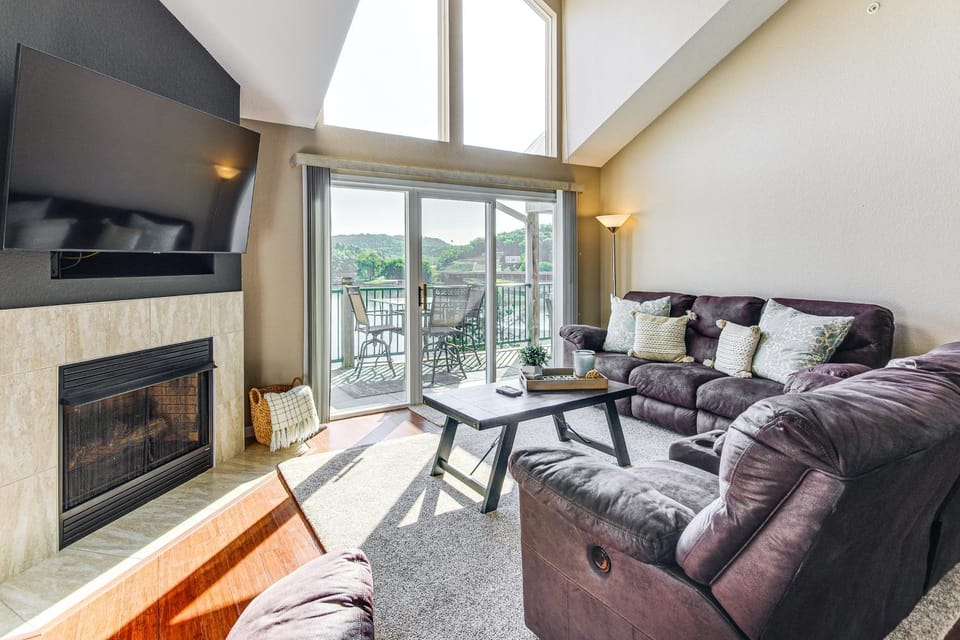 On-Site Lake of the Ozarks Access: Camdenton Condo House in Ozark Mountains