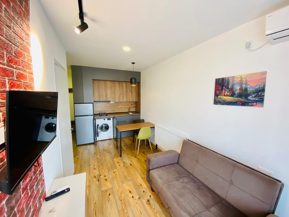 Kitchen or kitchenette, Living room