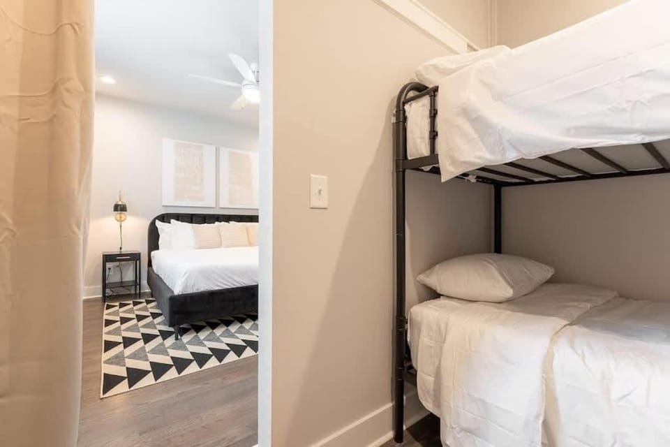 Bed, Photo of the whole room, Bedroom, bunk bed