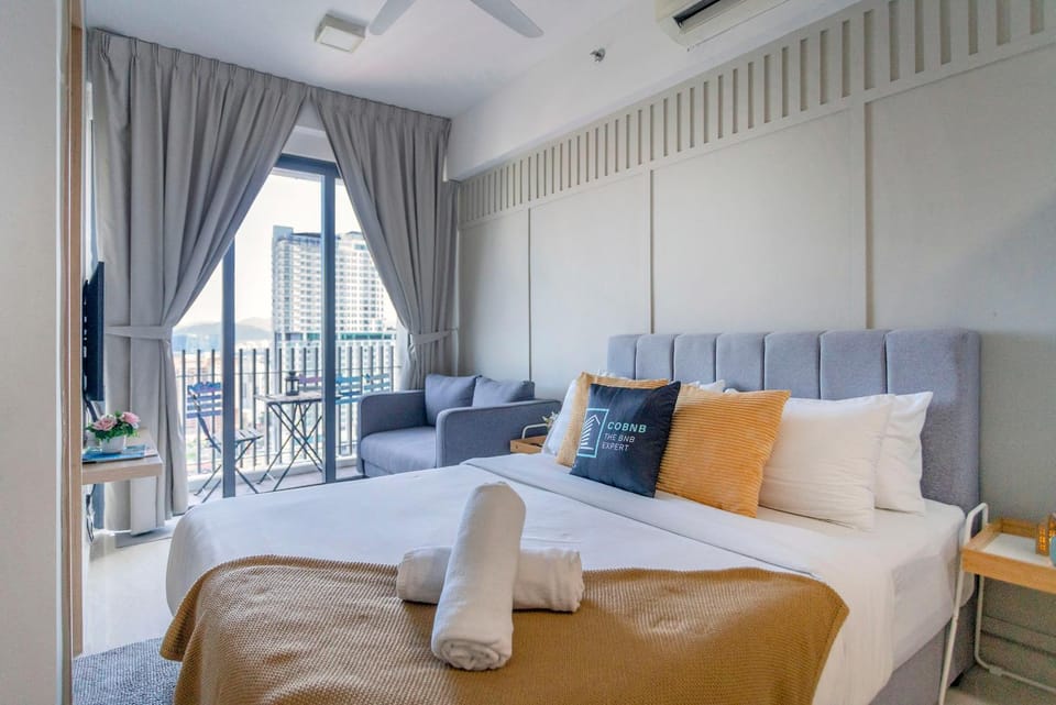 Bed, Bedroom, air conditioner