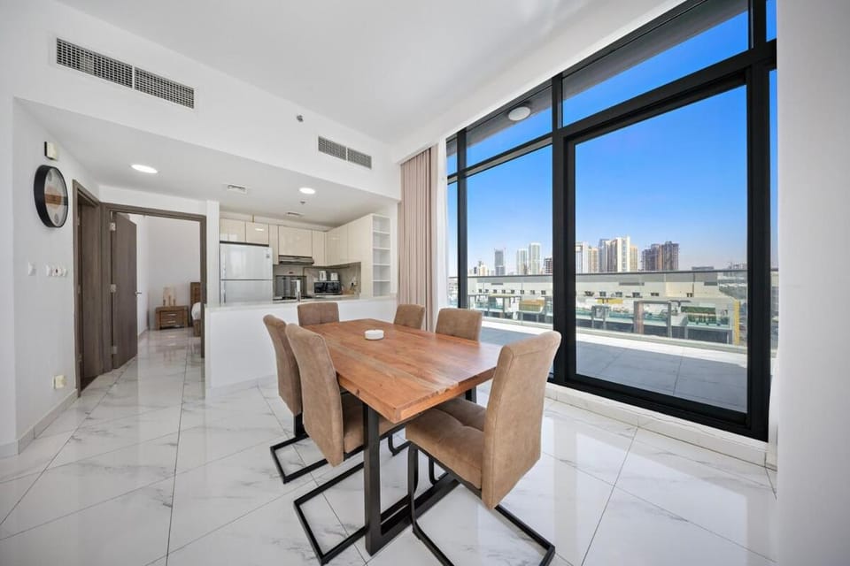 Stylish 1BR with large Terrace JVC Apartment in Dubai