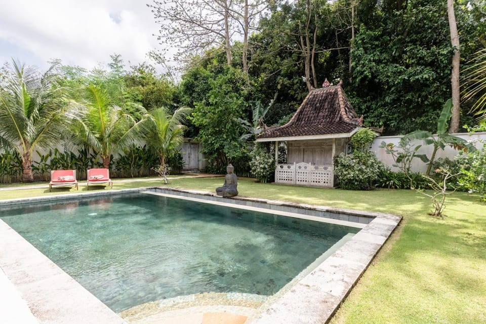 Property building, Natural landscape, Swimming pool, sunbed