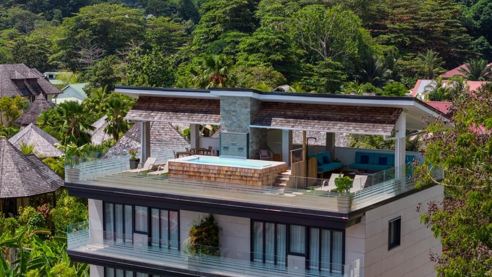 Property building, Day, Natural landscape, View (from property/room), Balcony/Terrace, Swimming pool