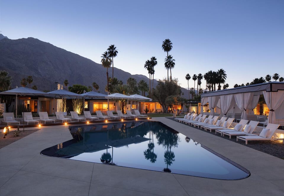 Night, Swimming pool