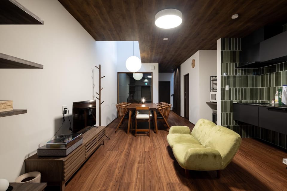 Living room, Dining area, kitchen