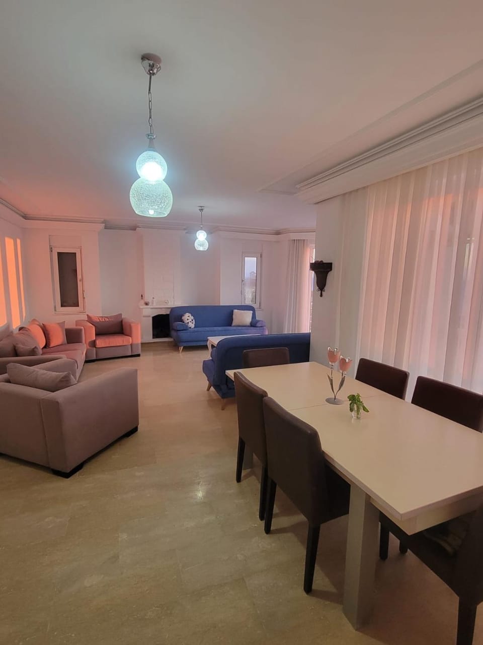 Living room, Dining area