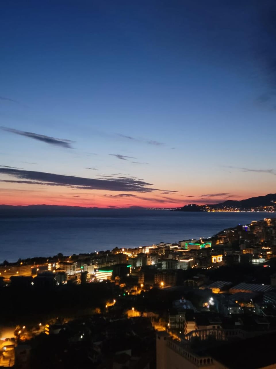 City view, Sea view, Sunset