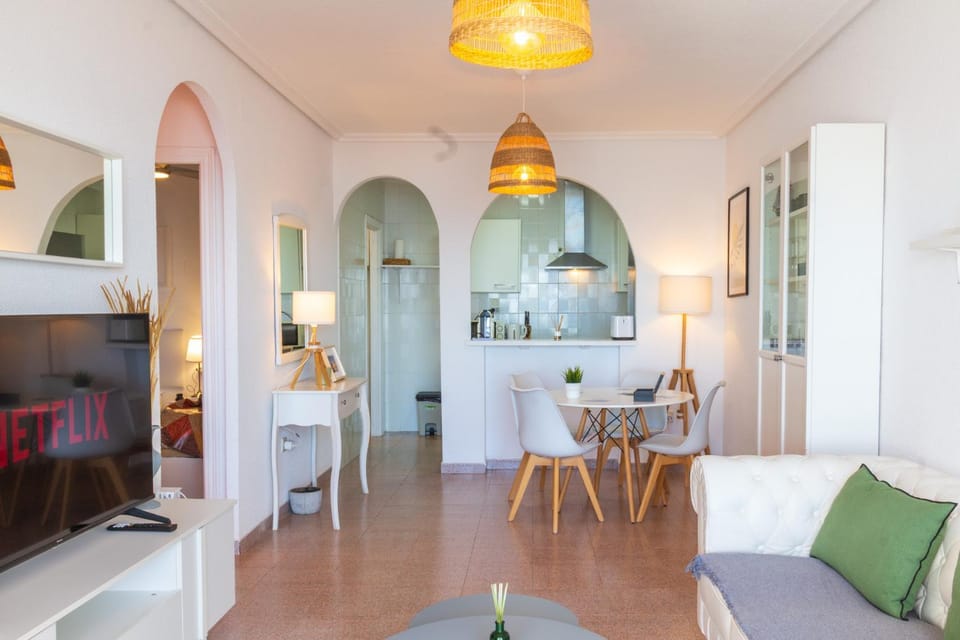 Infinite view of Tabarca near the sea and airport Apartment in Santa Pola