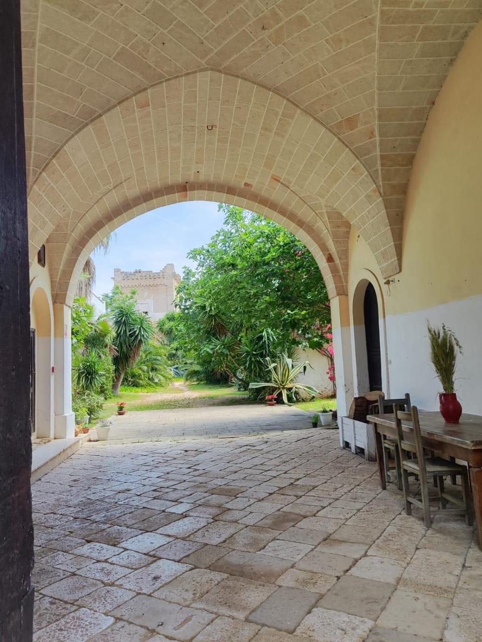 Property building, Garden