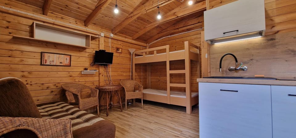 Domki letniskowe Liliowy Zakątek Nature lodge in Pomeranian Voivodeship