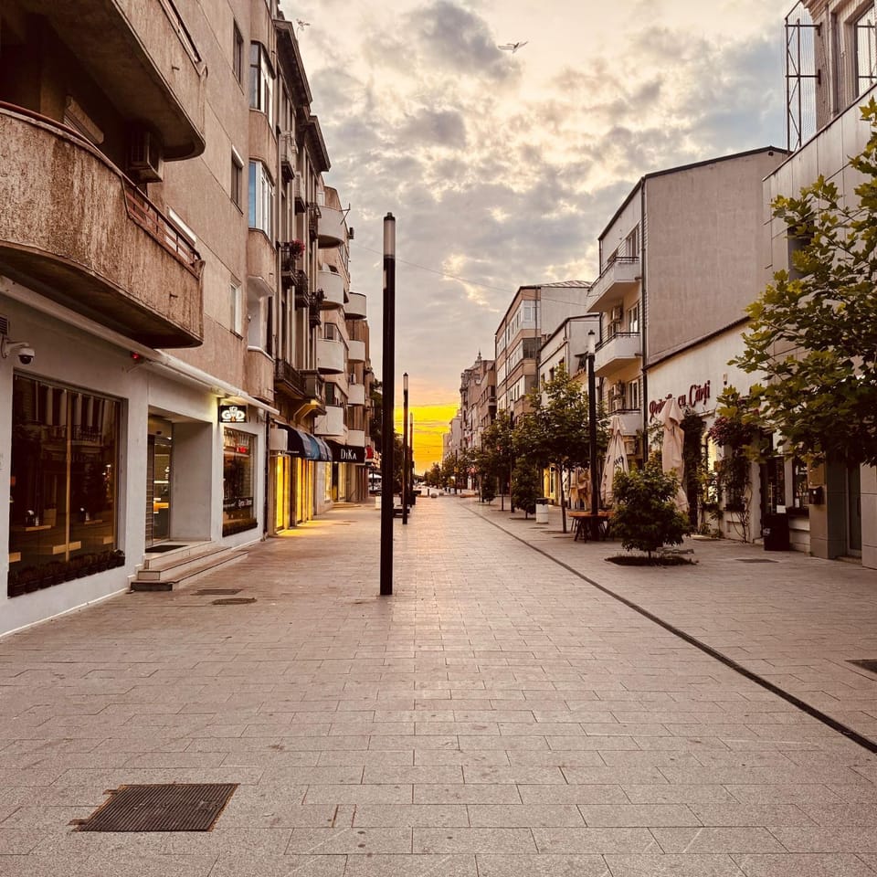 Quiet street view