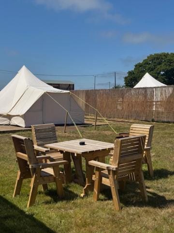 Hill Fruit Farm Glamping Luxury tent in North Norfolk District