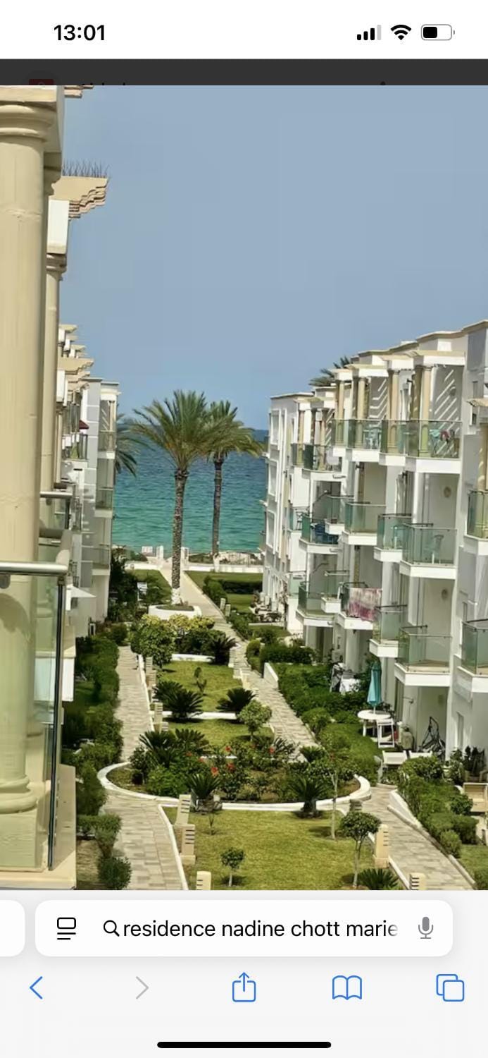 Les pieds dans l eau, résidence Nadine Apartment in Sousse Governorate, Tunisia