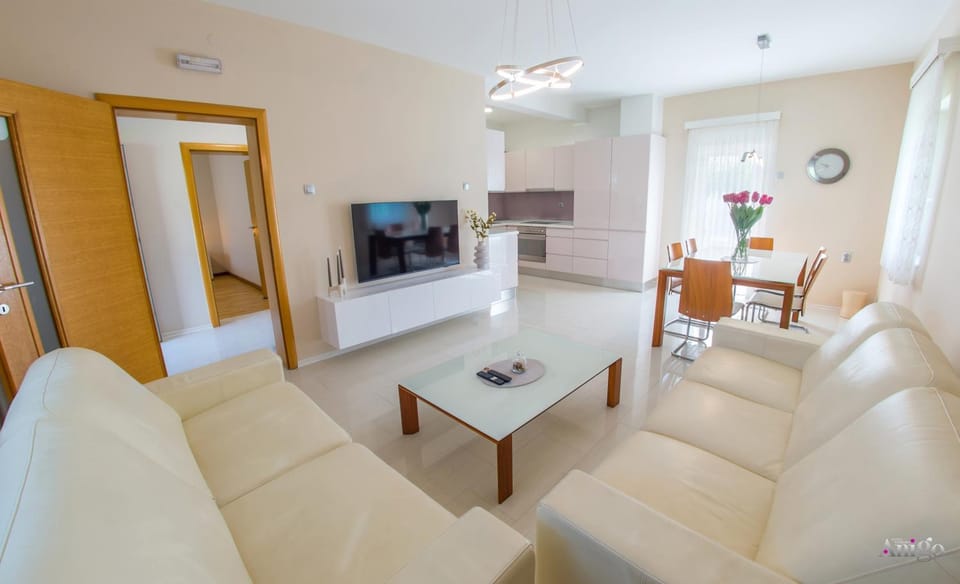 TV and multimedia, Kitchen or kitchenette, Living room, Seating area, Dining area