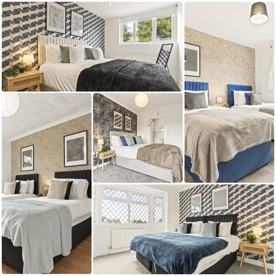 Six Bedroom House by Brookland Stays Serviced Accommodation Short Lets Hertfordshire with Free WiFi House in Watford