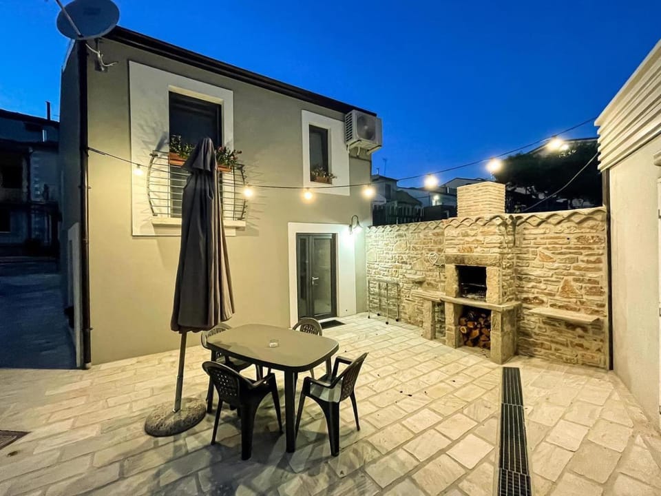 Property building, Night, BBQ facilities
