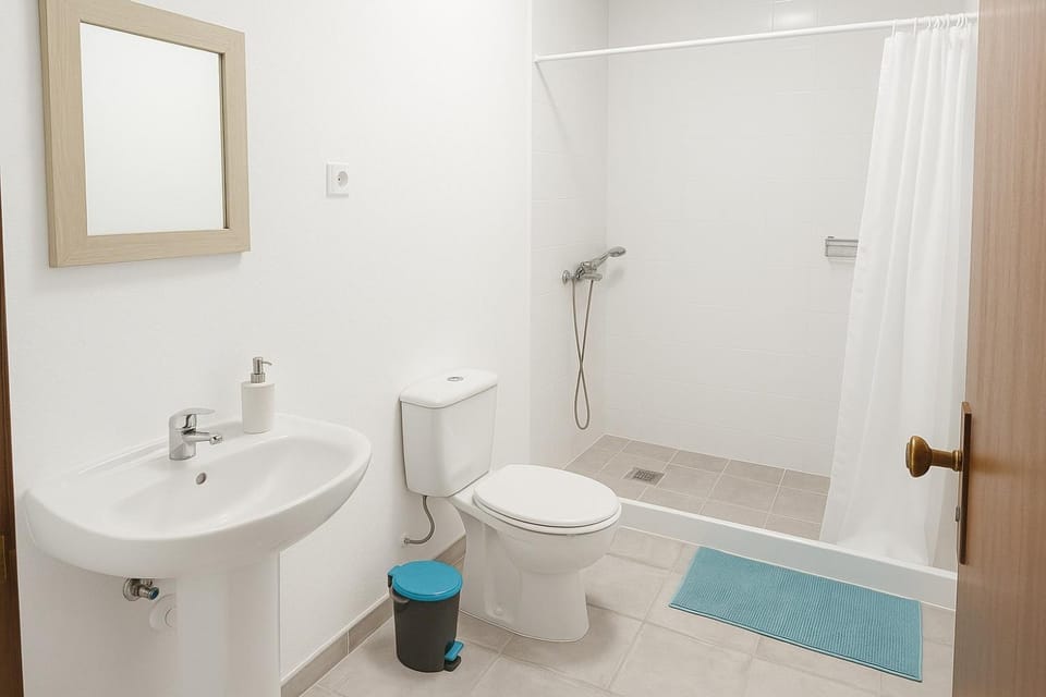 Bathroom, Living room