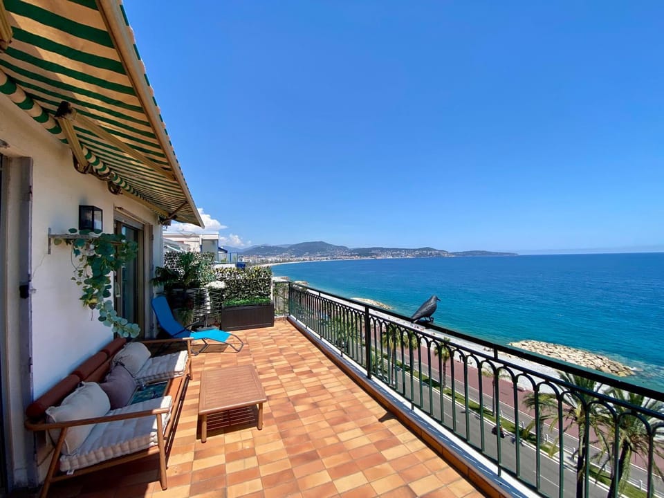 Patio, Beach, Sea view