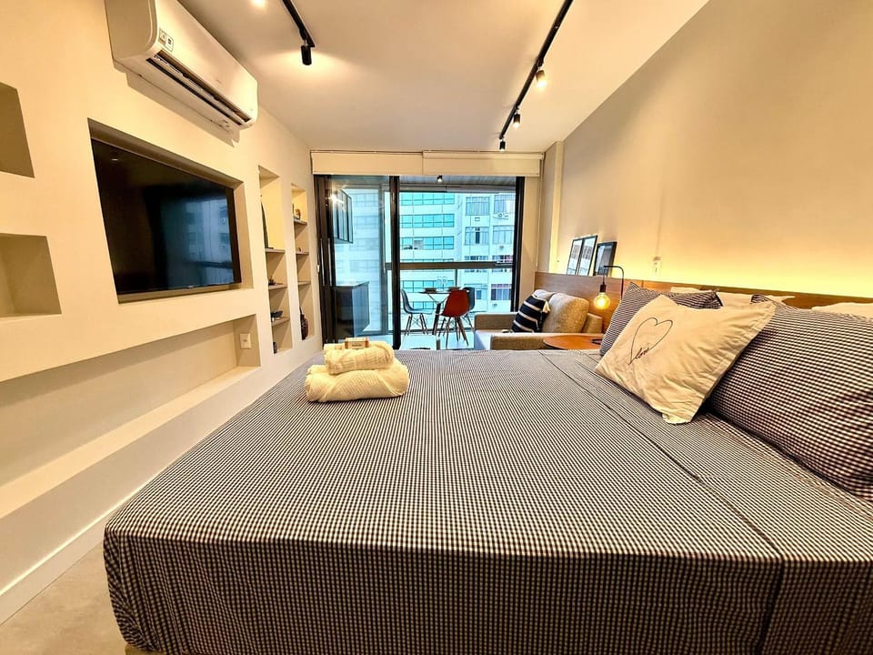 Studio Leblon - Moderno com piscina e academia Apartment in Rio de Janeiro