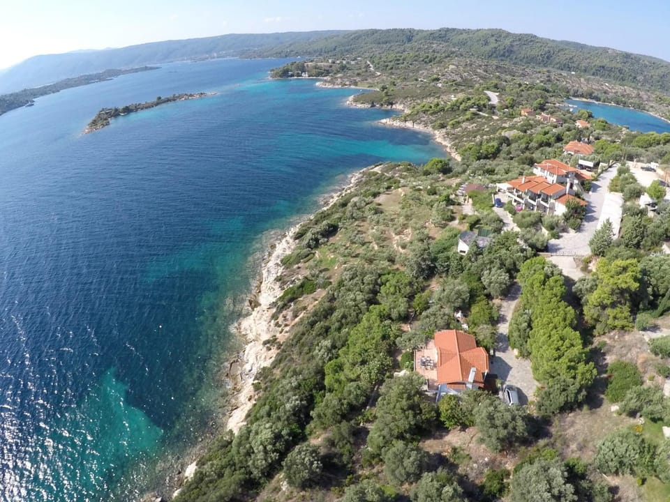 Property building, Natural landscape, Bird's eye view