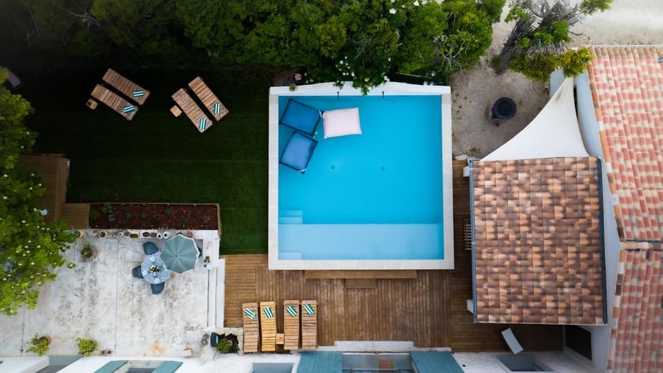 Pool view, Swimming pool, Swimming pool, sunbed