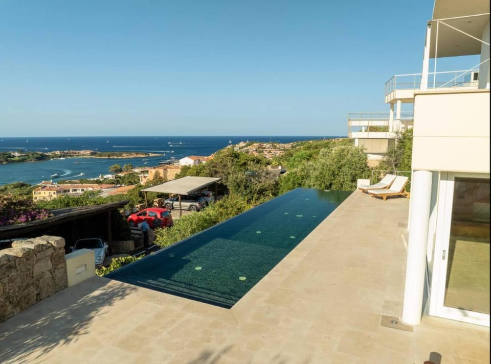 Villa Dea overlooking the harbor of Porto Cervo Villa in Sardinia