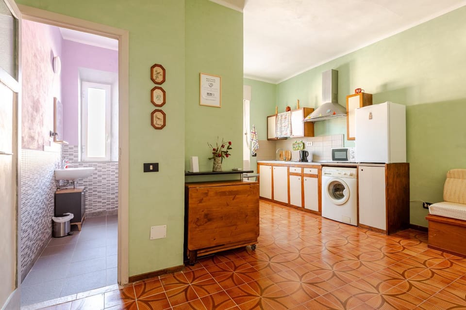 Living room, kitchen