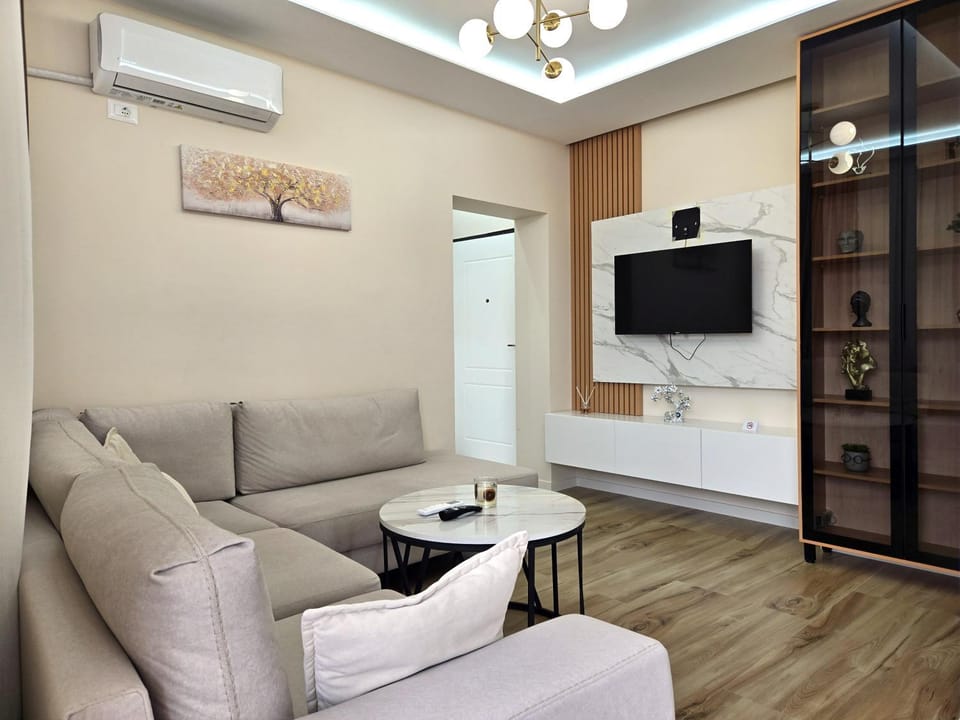 Communal lounge/ TV room, TV and multimedia, Living room, Seating area, air conditioner