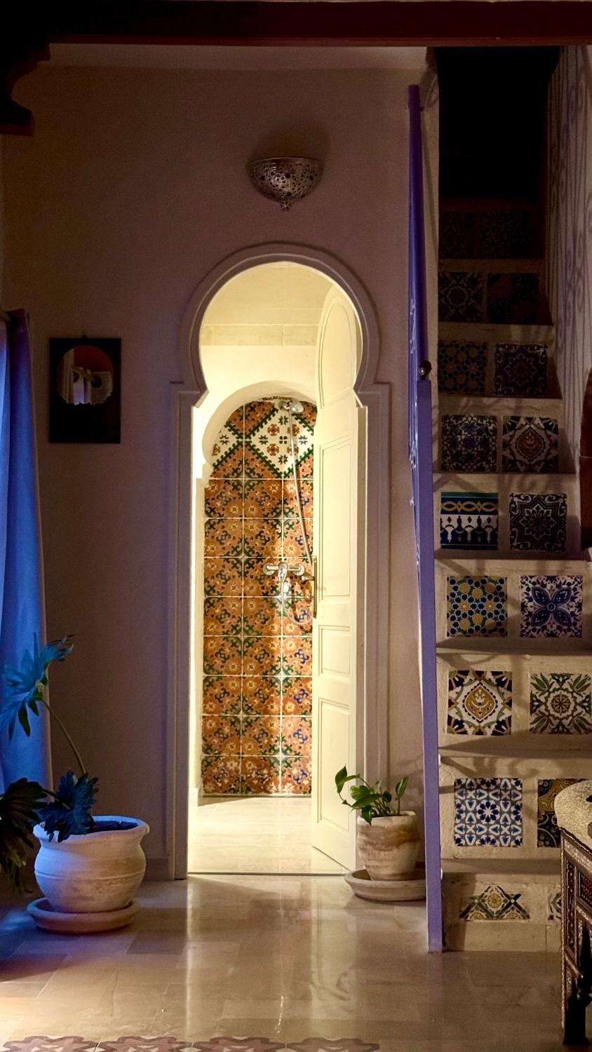 Bathroom, City view