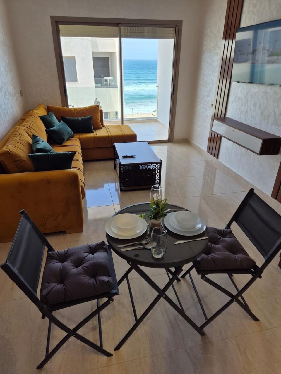 Seaside Escape - Modern Comfort and Relaxation in Mehdia Apartment in Rabat-Salé-Kénitra