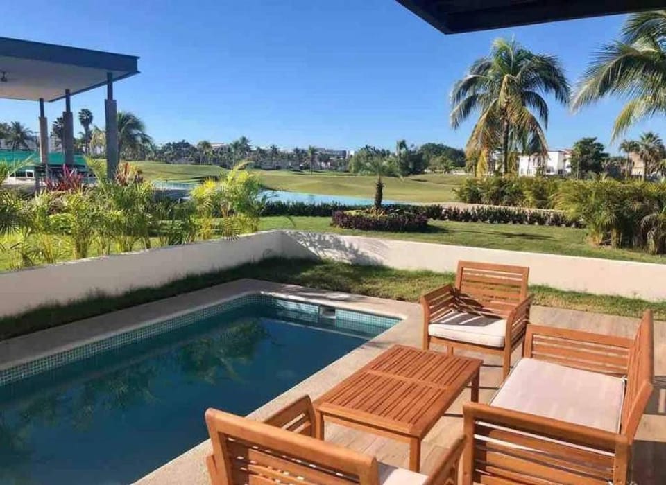 Property building, Patio, Natural landscape, Garden, View (from property/room), Other, Swimming pool