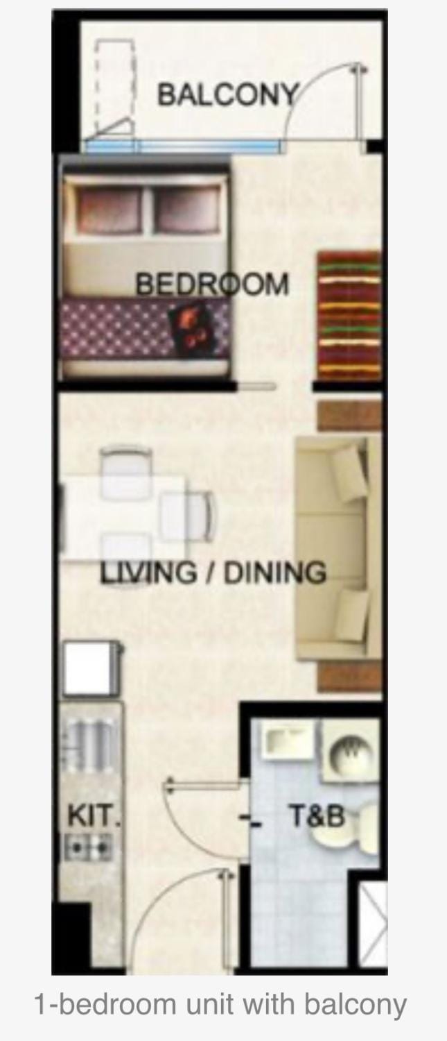 Shore Residences,1bedroom with balcony walking distance to Mall of Asia and near Manila Airport Apartment hotel in Pasay