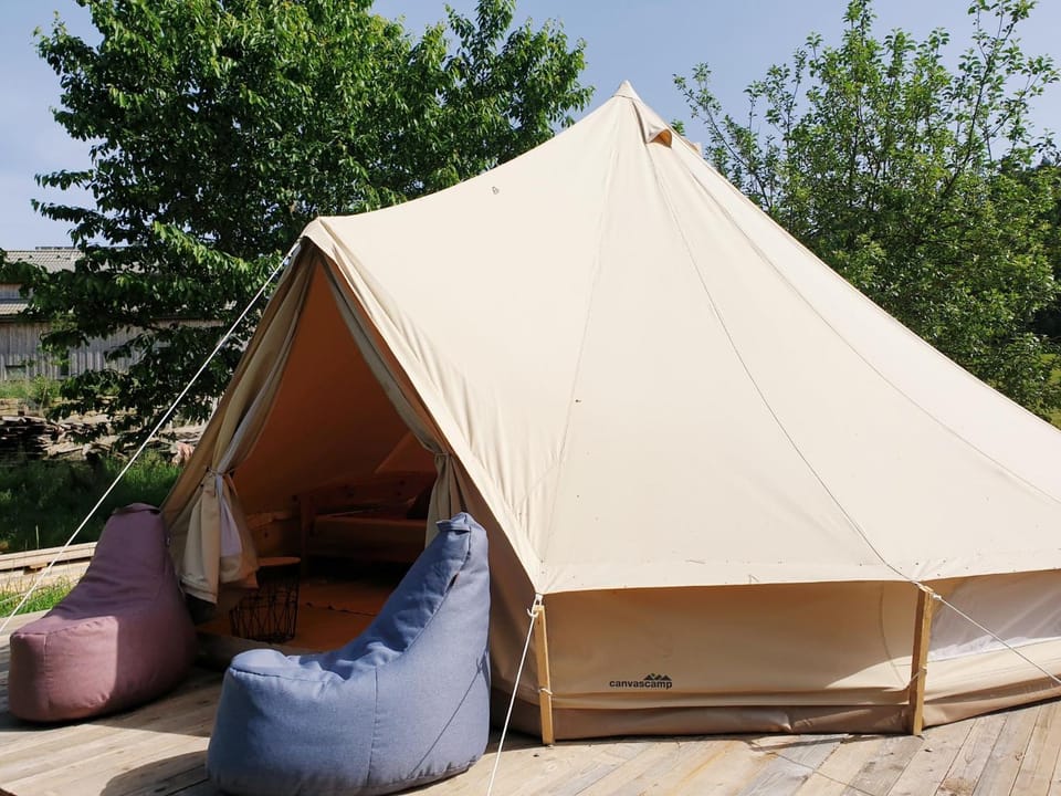 Die Alm in Schöllbüchl - Zelt Luxury tent in South Bohemian Region