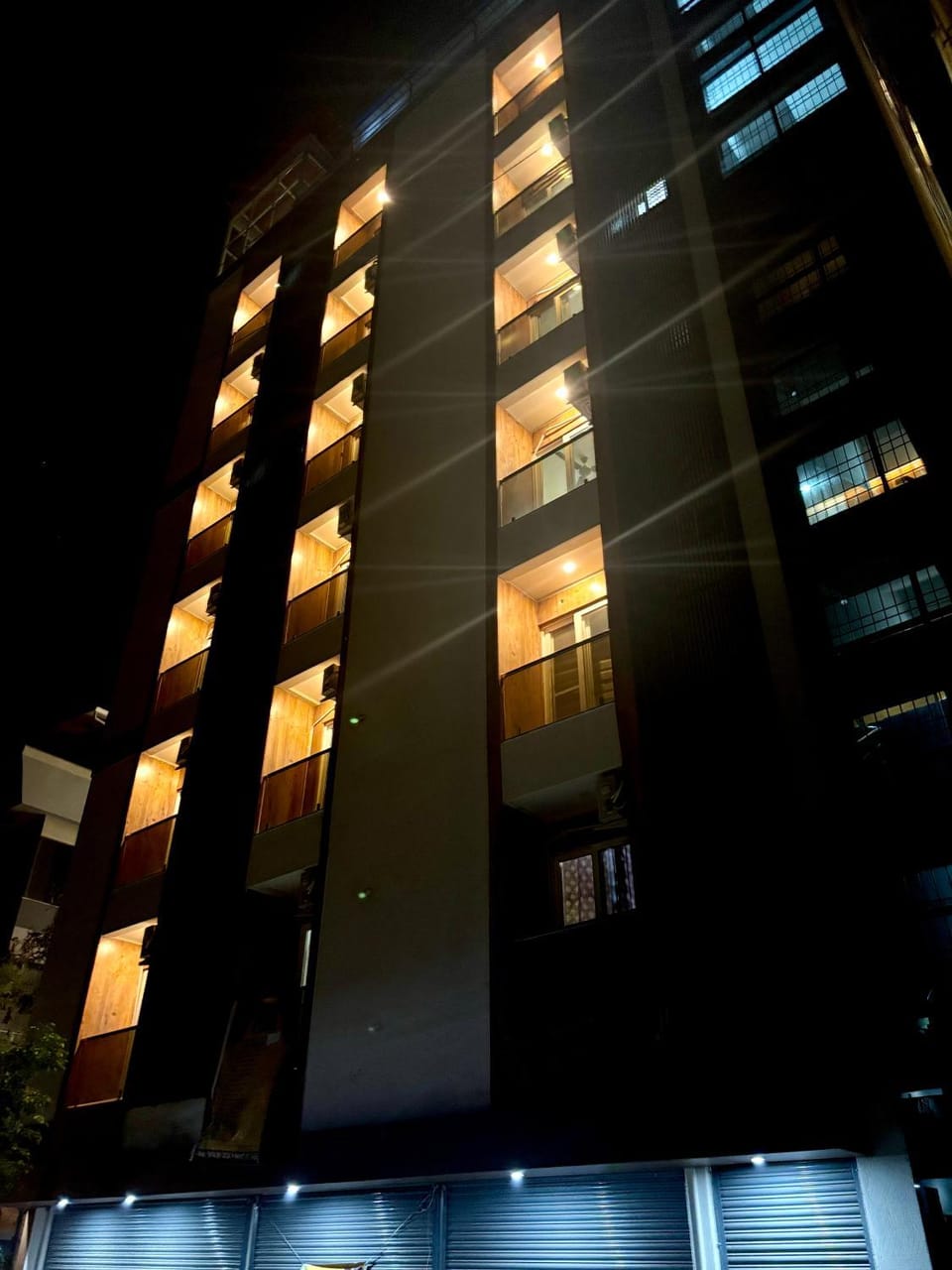 Property building, Night