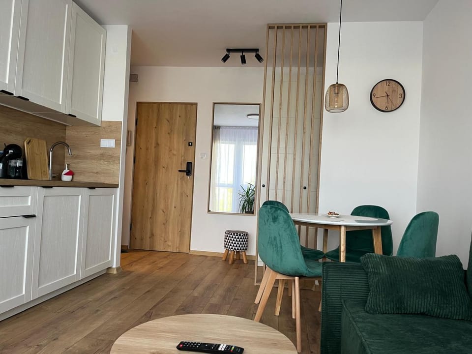 Kitchen or kitchenette, Living room, Dining area
