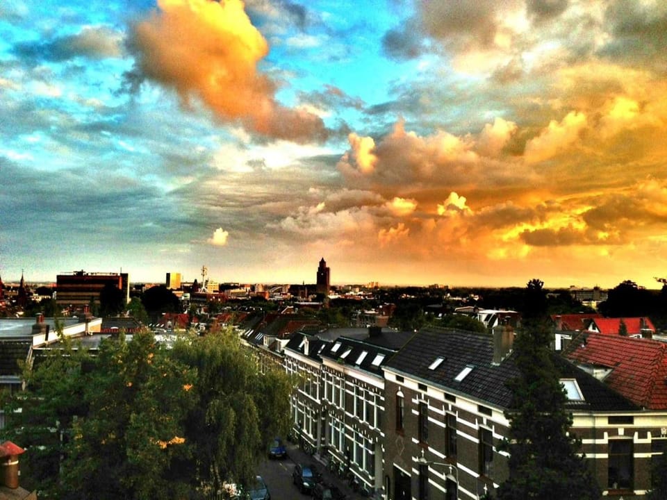 Day, City view, Sunrise, Sunset