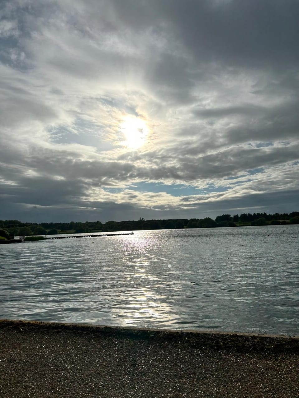 Lake view, Sunset
