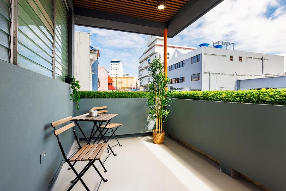 Property building, Patio, Day, View (from property/room), Balcony/Terrace, Balcony/Terrace, Dining area