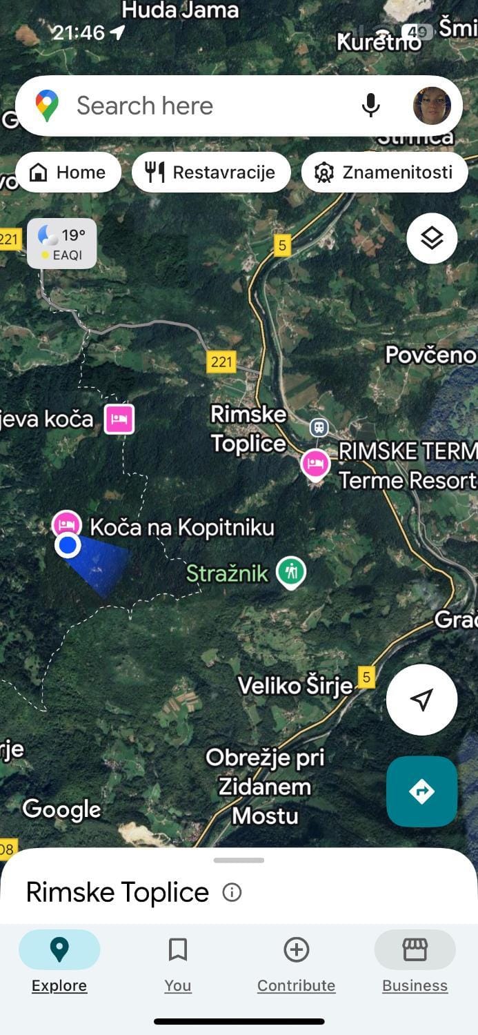 Planinska koča na Kopitniku Nature lodge in Slovenia