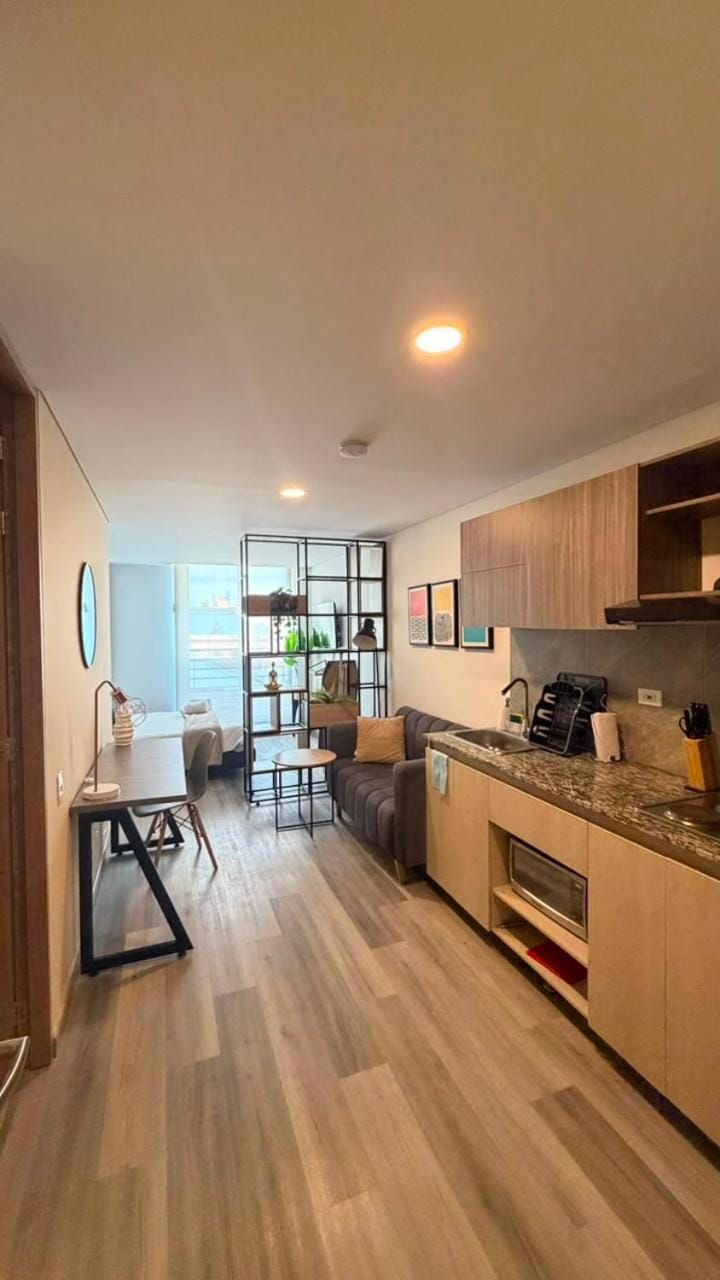 Modern Loft close 93 Park Virrey Park Apartment in Bogota
