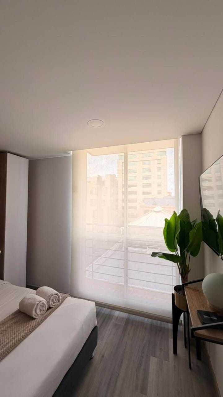 Modern Loft close 93 Park Virrey Park Apartment in Bogota