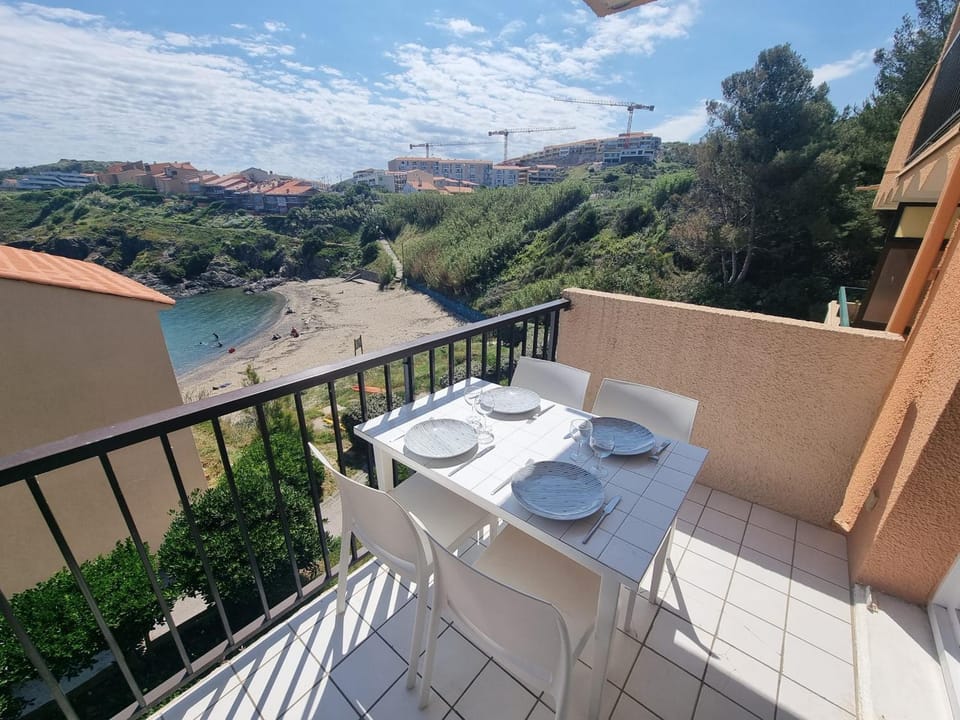 Appartement T2 à Collioure avec terrasse et parking, accès direct à la plage - FR-1-309-514 Apartment in Collioure