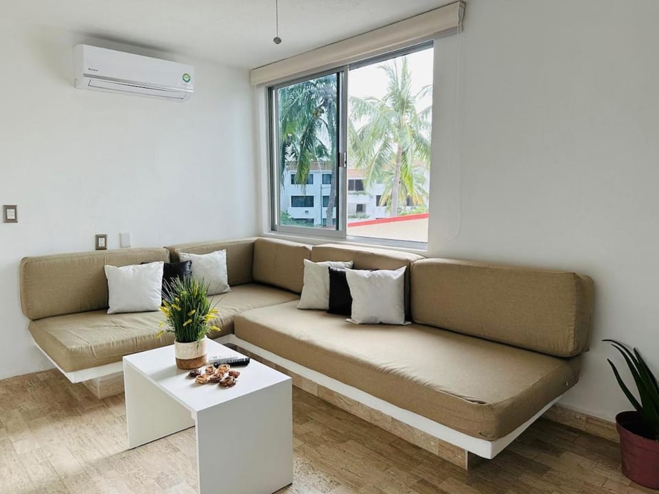 Living room, air conditioner