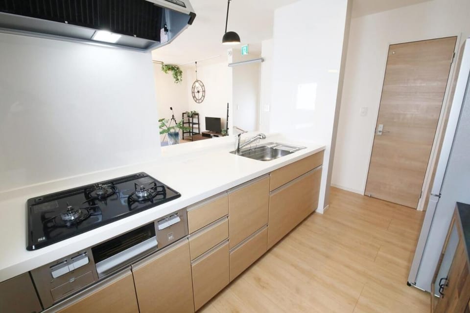 blue sea and house Apartment in Okinawa Prefecture