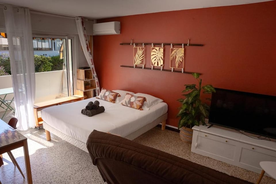 Very Quiet Palm Beach Studio Close Beach Apartment in Cannes