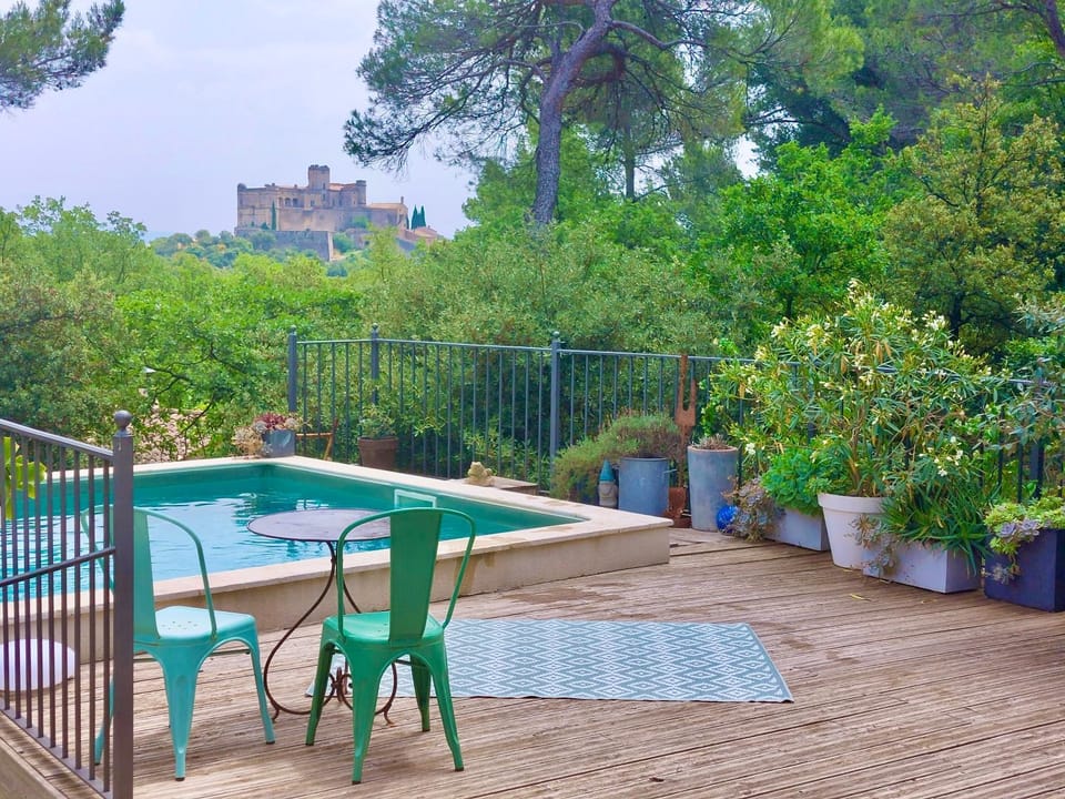 La maison du Barroux avec vue, calme et piscine Villa in Malaucène