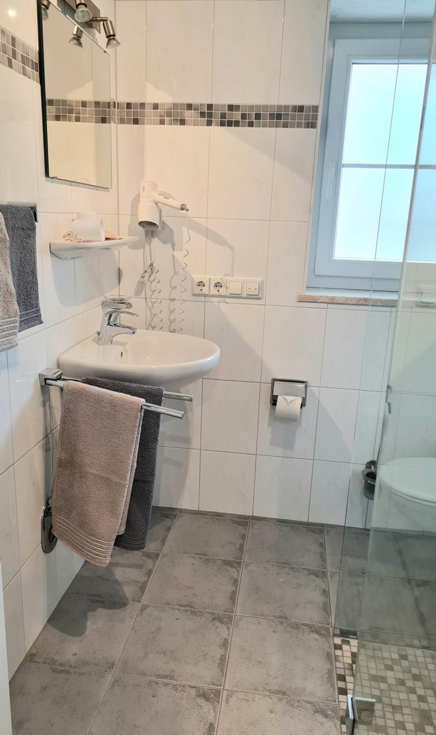 Bathroom, Living room